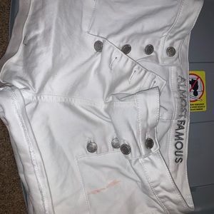 Satin high wasted shorts